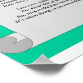 Niet stoppen poster (Hoek)