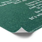 Niet stoppen - Poster van 16 x 20 inch (Hoek)