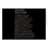 Niet storen (Voorkant Horizontaal)