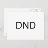 Niet storen.ai briefkaart (Voorkant / Achterkant)