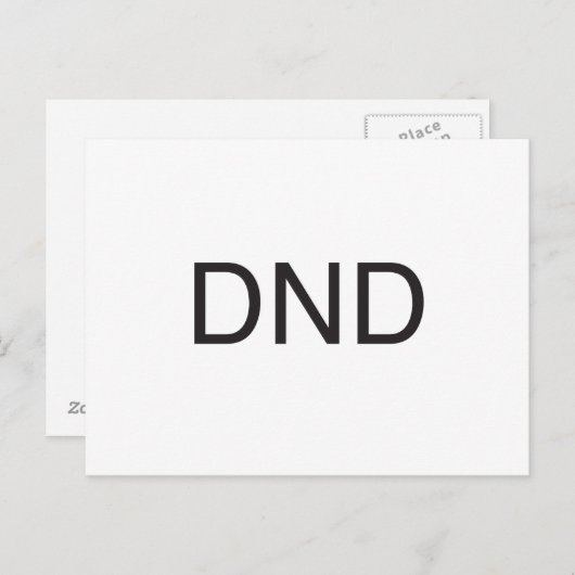 Niet storen.ai briefkaart (Voorkant / Achterkant)