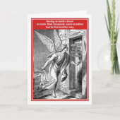 Niet storen Angel of Death Grappige Pascha Kaart (Voorkant)