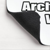 Niet storen...Architect op het werk Muismat (Hoek)