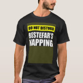 Niet storen Bestefar s napping T-shirt (Voorkant)