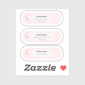 Niet storen - Book Lover set Sticker (Vel)
