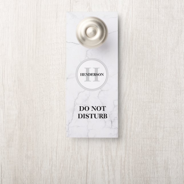 Niet Storen Deur Hanger (Op knop)