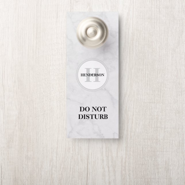 Niet Storen Deur Hanger (Op knop)