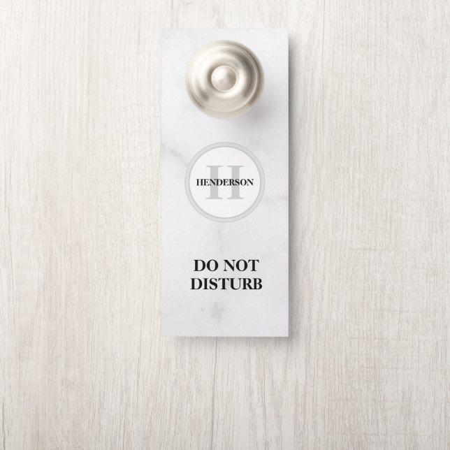 Niet Storen Deur Hanger (Op knop)