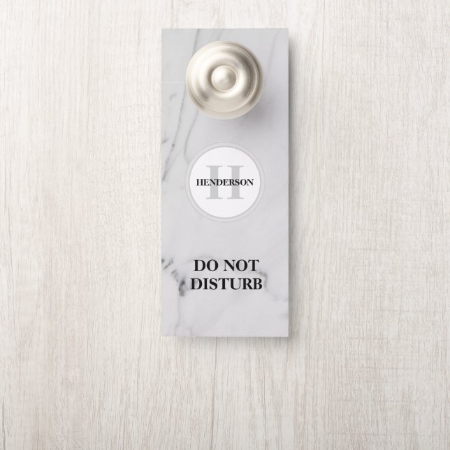 Niet Storen Deur Hanger (Op knop)