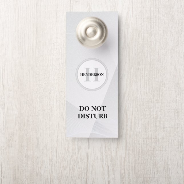 Niet Storen Deur Hanger (Op knop)