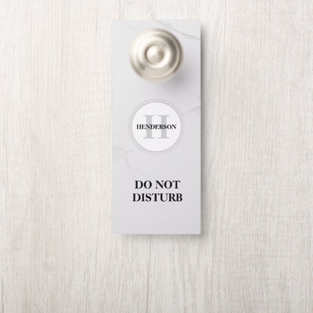 Niet Storen Deur Hanger (Op knop)