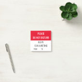 Niet Storen Eigen Bord Afspraakjes Werkzaamheden Post-it® Notes (Kantoor)