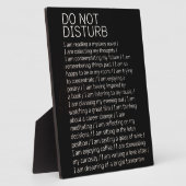 Niet storen fotoplaat (Zijkant)