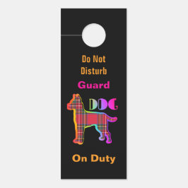 Niet Storen / Gelieve te Kloppen / Waakhond Dienst Deurhanger