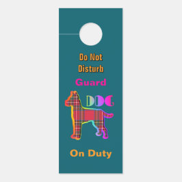 Niet Storen /Gelieve te Kloppen /Waakhond Duty Tea Deurhanger