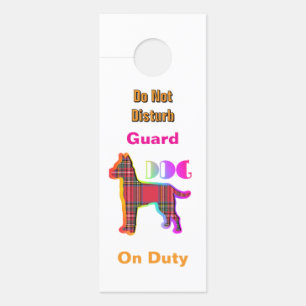 Niet Storen / Gelieve te Kloppen / Waakhond Duty W Deurhanger