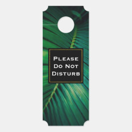 Niet storen Green Leaf Tropical Natuur Foto Deurhanger