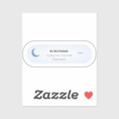 Niet storen - huilen over fictieve personages sticker (Vel)