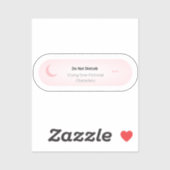 Niet storen - huilen over fictieve personages sticker (Vel)