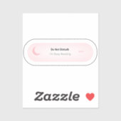 Niet storen Ik ben druk bezig met het lezen van gr Sticker (Vel)