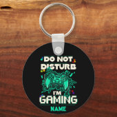 Niet storen Ik ben Gaming, Video Games Grappig Sleutelhanger (Voorkant)