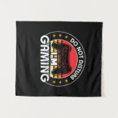 Niet Storen Ik Ben Gamming Wandkleed (Voorkant (horizontaal))