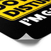 Niet storen! Ik ga gamen Poster (Hoek)