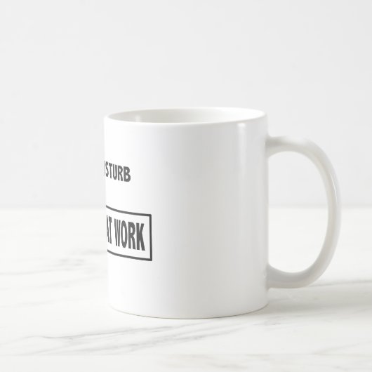 "Niet storen - introvert op het werk" koffie-mok Koffiemok (Rechts)