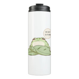 Niet Storen Kikkerslaap Kawaii-ontwerp Thermosbeker