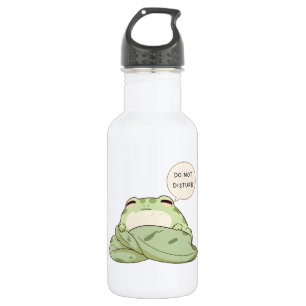Niet Storen Kikkerslaap Kawaii-ontwerp Waterfles
