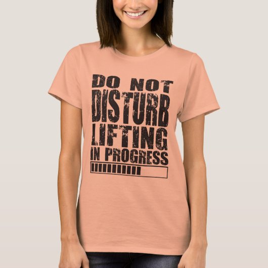 Niet storen - Liften in beweging - Gym Shirt (Voorkant)