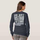 Niet storen - Liften in beweging - Gym Shirt (Achterkant volledig)