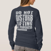 Niet storen - Liften in beweging - Gym Shirt (Achterkant)