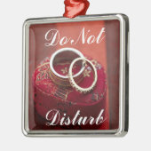 Niet storen metalen ornament (Links)