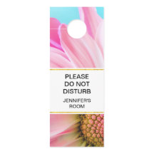 Niet storen mooie roze bloem foto