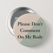 Niet Storen Neurodivergent Geen Commentaar Ronde Button 7,6 Cm (Voorkant /achterkant)