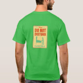 Niet storen - Pinball spelen T-shirt (Achterkant)