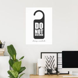 Niet storen poster