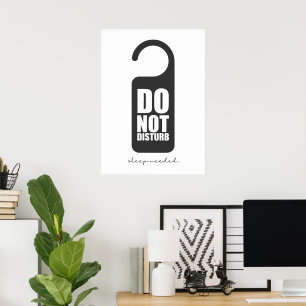 Niet storen poster