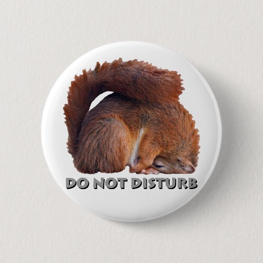 Niet storen ronde button 5,7 cm (Voorkant)