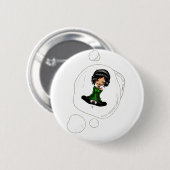 Niet storen ronde button 5,7 cm (Voorkant /achterkant)