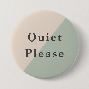 Niet Storen Rustig Alstublieft Productiviteit Ronde Button 7,6 Cm