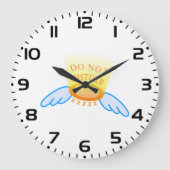 Niet storen Slaapstand Vliegende Halo en Vleugels Grote Klok (Voorkant)