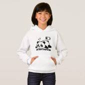 Niet Storen Slapende Panda Schattig Lui Grappig (Voorkant volledig)