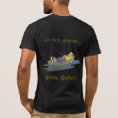 Niet storen - toon Gevist T-shirt (Achterkant)