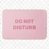 Niet storen trendy pastel roze badmat