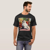 Niet storen vet kat grappig t-shirt (Voorkant volledig)