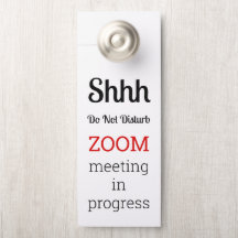 Niet Storen Zoom Vergadering Is Gaande