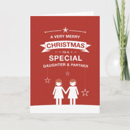 Niet Straight Design Daughter en Partner Kaart