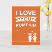 Niet Straight Design Halloween Kaart (Gele Bloem)